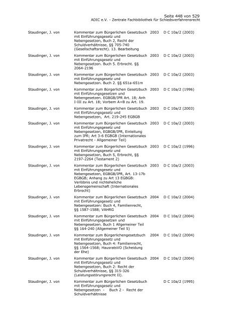 Bestandskatalog 2008 - ADIC