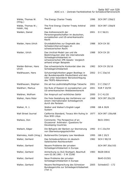 Bestandskatalog 2008 - ADIC