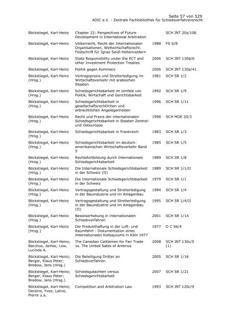 Bestandskatalog 2008 - ADIC