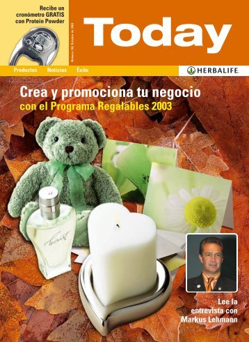 Crea y promociona tu negocio - los Productos Herbalife