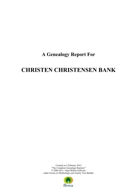 Tanke Forbavselse Tilskud Christen Christensen Bank - Viggojonasen.dk