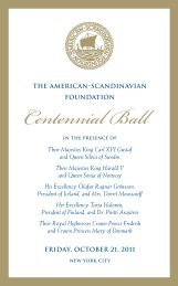Invitation - The American-Scandinavian Foundation