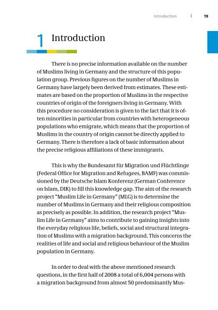 Muslim Life in Germany - Deutsche Islam Konferenz