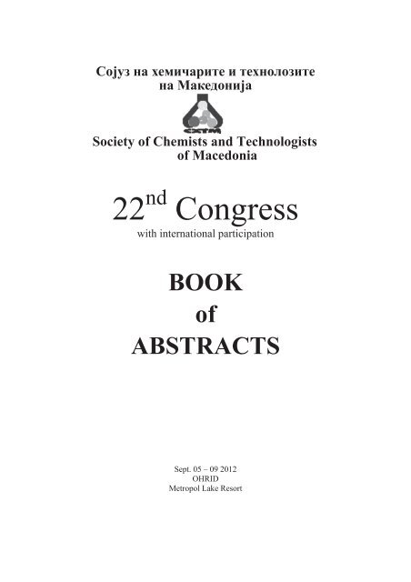 BOOK of ABSTRACTS