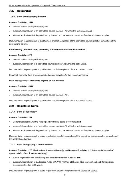 Licence prerequisites for operators of - EPA - SA.gov.au