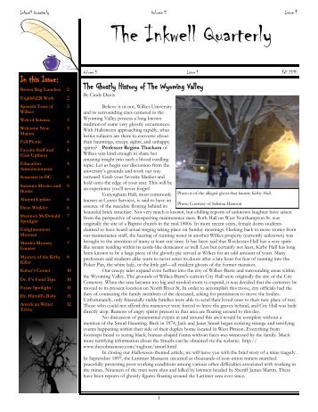 The Inkwell Quarterly - Wilkes University