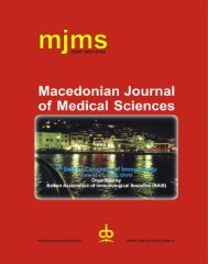 MJMS Print (ISSN 1857-5749) - Macedonian Journal of Medical ...