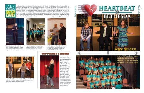 06-2012 June Heartbeat - Bethesda Christian Church