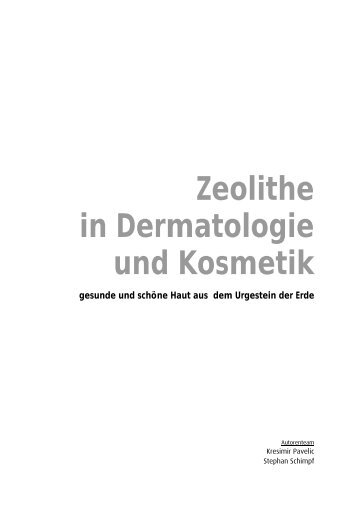 Zeolithe in Dermatologie und Kosmetik - Panaceo