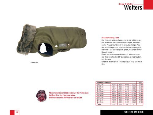 Wolters Katalog 2006 - Hundeleinen .de