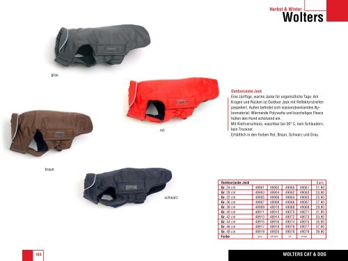 Wolters Katalog 2006 - Hundeleinen .de