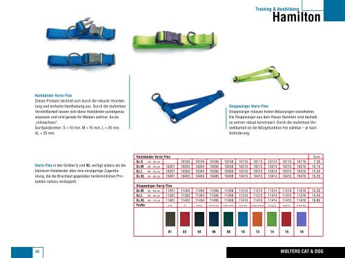 Wolters Katalog 2006 - Hundeleinen .de