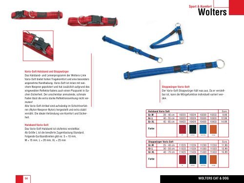 Wolters Katalog 2006 - Hundeleinen .de