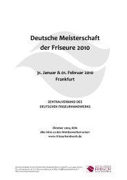 Der Friseure 2010 - Zentralverband des deutschen Friseurhandwerks