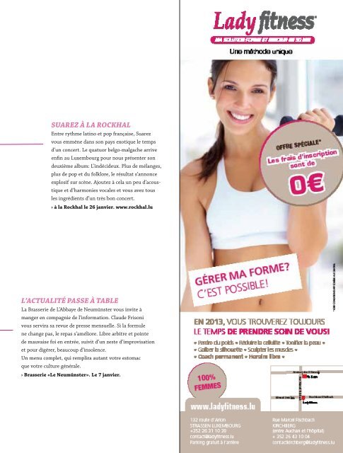 Femmes Magazine janvier