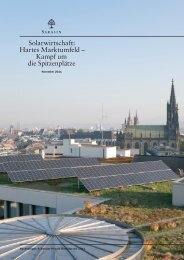 Solarwirtschaft: Hartes Marktumfeld – Kampf um die Spitzenplätze