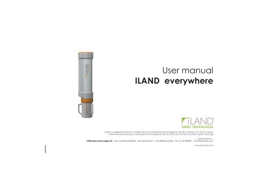 User manual iLAND Everywhere (PDF, en., 1.35MB - Solarbag-Shop