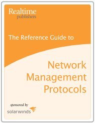 The Reference Guide to Network Management Protocols - SolarWinds