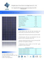 Ningbo Qixin Solar Electrical Appliance Co., Ltd - Solarzellen-Shop.de