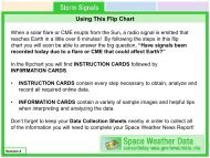 Storm Signals Flip Chart V4 - Sun Earth Day 2005