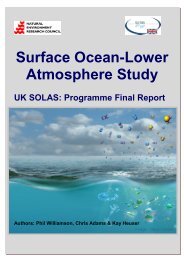 UK SOLAS final report - Natural Environment Research Council