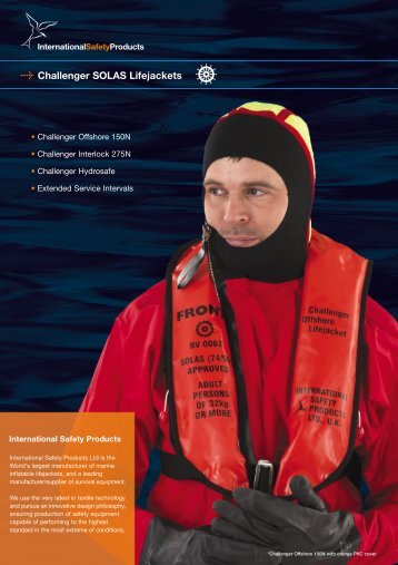 Challenger SOLAS Lifejackets - International Safety Products