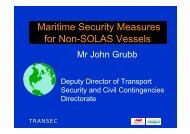 Maritime Security Measures for Non-SOLAS Vessels