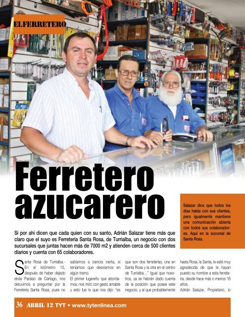 Ferretero azucarero - TYT EnLinea.com