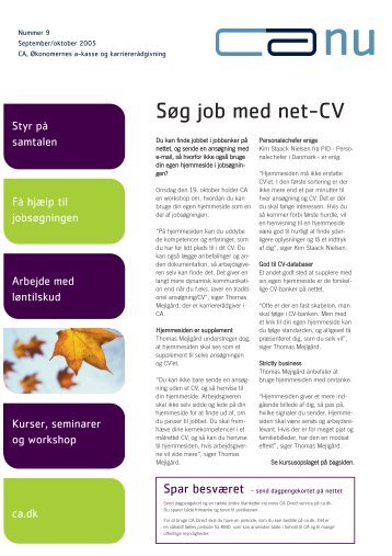 Søg job med net-CV - CA a-kasse