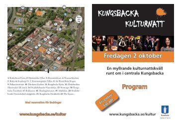 Kungsbacka Kulturnatt program - Kungsbacka kommun