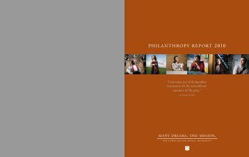 philanthropy report 2010 - Alumni - DePaul University