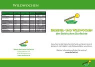 Wildwochen - Steirische Dorfwirte