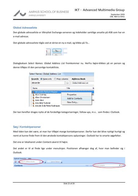 Guide til Outlook 2007