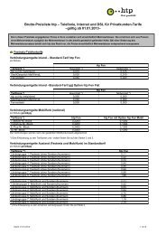 htp_Brutto Preisliste PK ab 2013_01_01