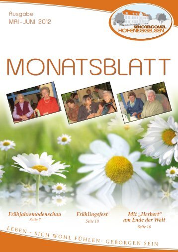 Monatsblatt Mai_Juni 2012.pdf - CuraHumania - Seniorendomizil ...