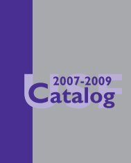 USF 2007-2009 Catalog, pp. 142-143 - University of Sioux Falls