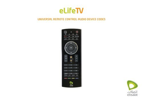 Fernbedienung elta 2307 für Audio System