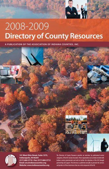 Directory of County Resources - Association of Indiana Counties