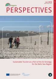 Sustainable Tourism as a Part of the EU Strategy for ... - EcoRegion