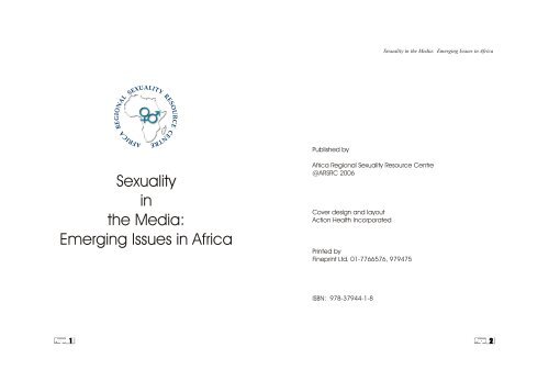 Sexuality in Media: Emerging Issues in Africa - Africa Regional ...