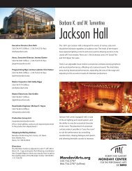 Jackson Hall - Mondavi Center