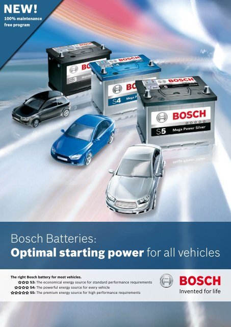 For All Vehicles - Bosch Australia