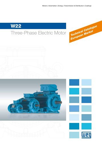 W22 Three-Phase Electric Motor - Weg