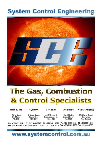 Industrial Gas Catalogue - System Control Engineering