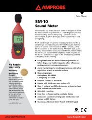 Sound Meter - Amprobe