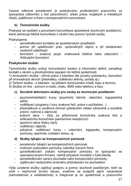 Informační brožura v češtině - Asociace manažerů absolventů