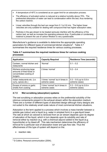 Guidance on the Control of Odour and Noise from ... - Defra