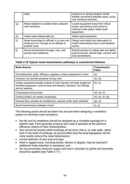 Guidance on the Control of Odour and Noise from ... - Defra