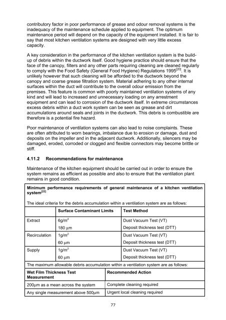 Guidance on the Control of Odour and Noise from ... - Defra