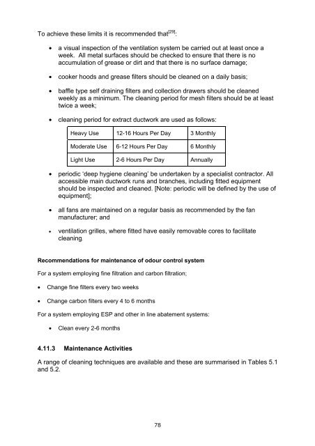 Guidance on the Control of Odour and Noise from ... - Defra